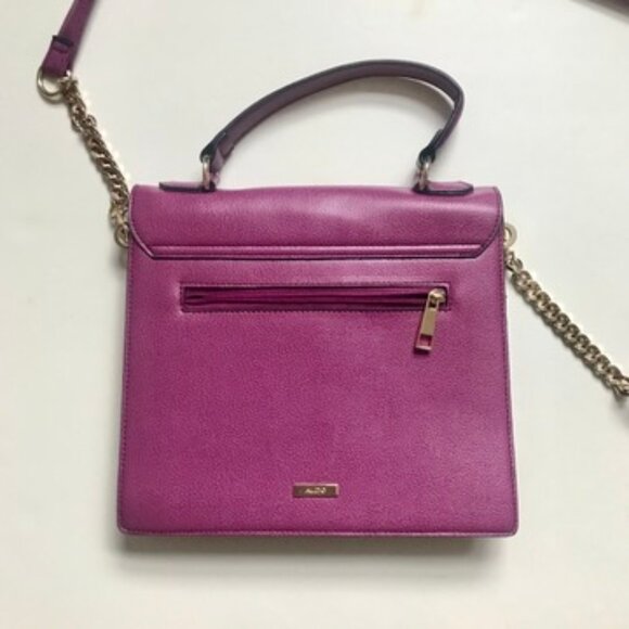 ALDO Magenta Structured Lady Bag | Pop of Color Statement Satchel - Picture 2 of 16